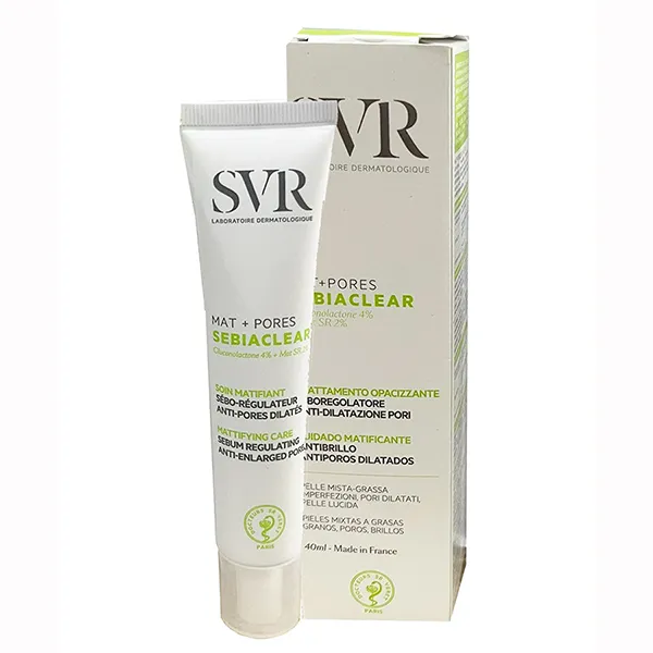 Kem Dưỡng Hỗ Trợ Giảm Mụn, Thông Thoáng Lỗ Chân Lông SVR Sebiaclear Mat + Pores 40ml - Mỹ phẩm - Vua Hàng Hiệu