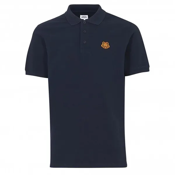 Áo Polo Kenzo Tiger Crest Polo Half Sleeve T-Shirt 5PO001-4PU Màu Xanh Navy
