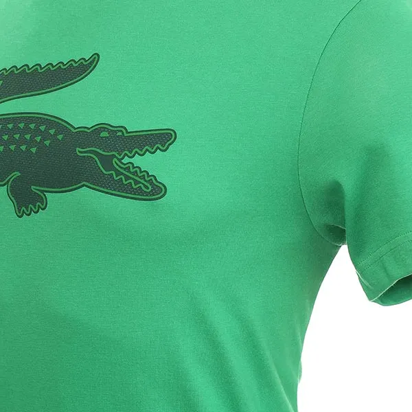 Áo Thun Lacoste Large Croc Print Tee Shirt TH2042 Màu Xanh Lá - Thời trang - Vua Hàng Hiệu