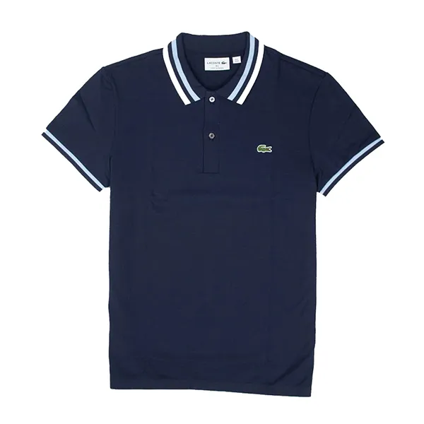 Áo Polo Lacoste Men's Made In France Pique Polo PH4243 Màu Xanh Navy