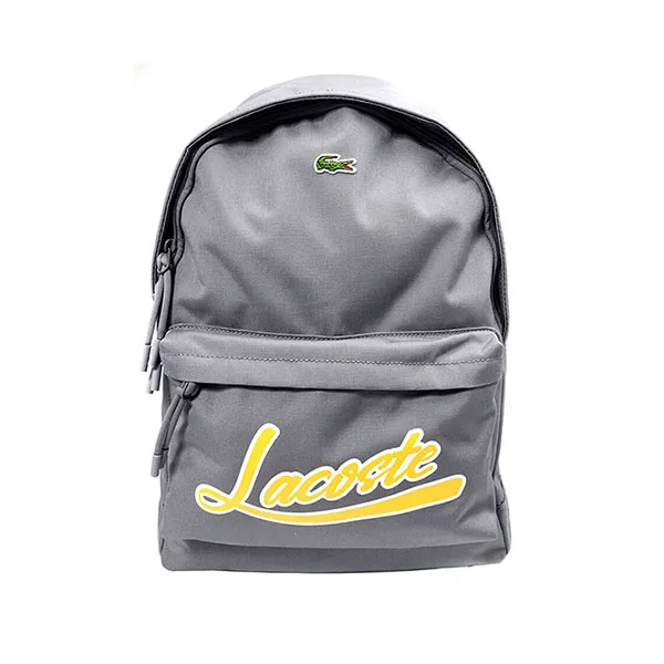 Balo Nam Lacoste Neocroc Fantaisie Backpack NH3125NT E71 Màu Xám
