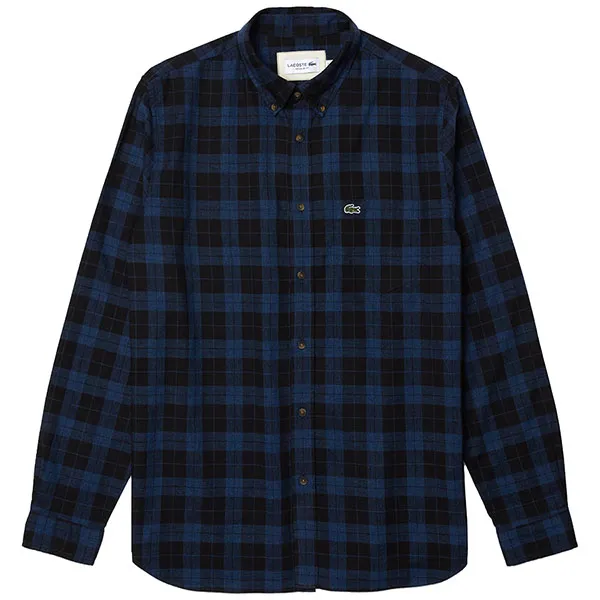 Áo Sơ Mi Nam Lacoste Check Shirt Men's CH2565 Màu Xanh Đen Size 39 - Thời trang - Vua Hàng Hiệu