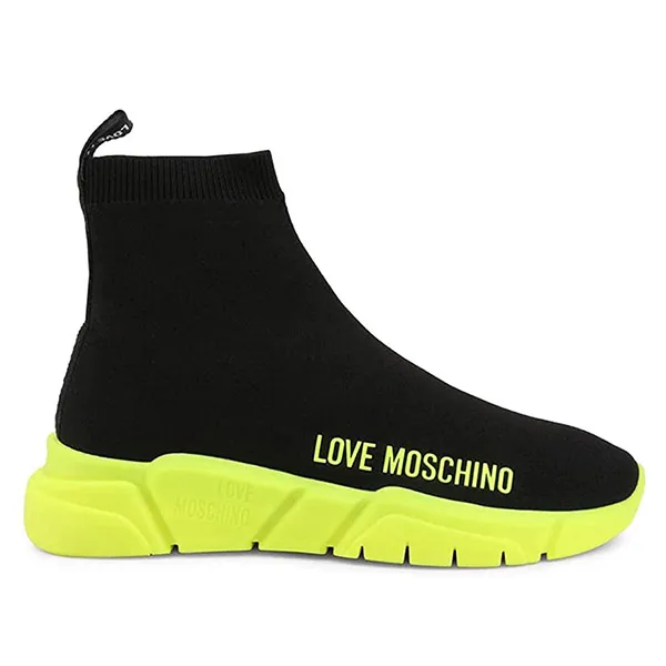 Giày Sneakers Love Moschino Nero Giallo Sintetico JA15343G1C1Z500A Màu Đen Đế Xanh - Giày - Vua Hàng Hiệu