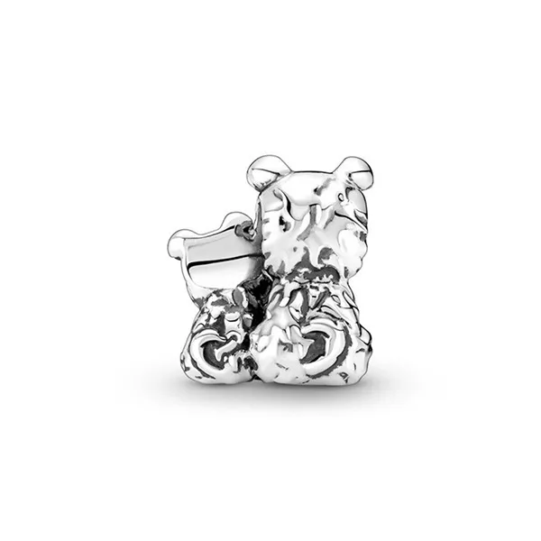 Hạt Vòng Charm Pandora Mother & Puppy Love Màu Bạc