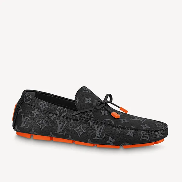 Giày Lười Nam Louis Vuitton LV Driver Mocassin 1AAF3E Black Màu Đen - Giày - Vua Hàng Hiệu