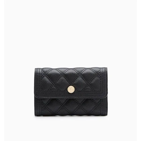 Ví Lyn Cecillia Short Wallets LL21CWF047 Màu Đen