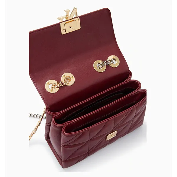 Túi Đeo Chéo Lyn Aurora M Crossbody Bags LL21FBF022 Màu Đỏ Mận