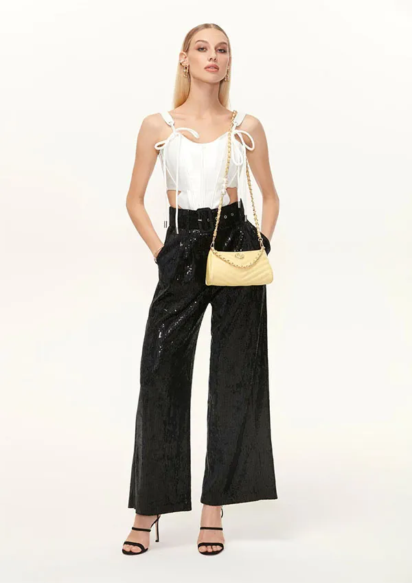Túi Xách Lyn Trimony XS Crossbody Bags LL21FBF085 Màu Vàng