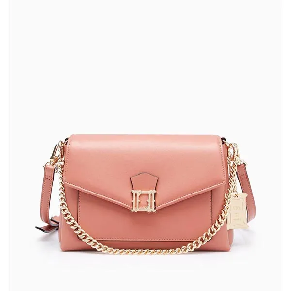 Túi Đeo Chéo Lyn Sykos Top Handle Handbags LL21FBS217 Màu Hồng Cam