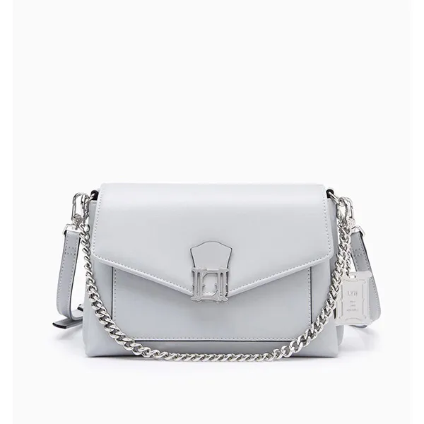 Túi Đeo Chéo Lyn Sykos Top Handle Handbags LL21FBS217 Màu Xám
