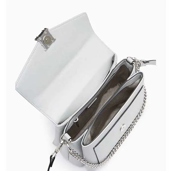 Túi Đeo Chéo Lyn Sykos Top Handle Handbags LL21FBS217 Màu Xám