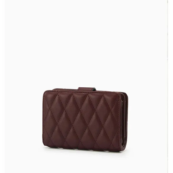 Ví Lyn Jackie Q Short Wallets LL21FWS056 Màu Đỏ Mận