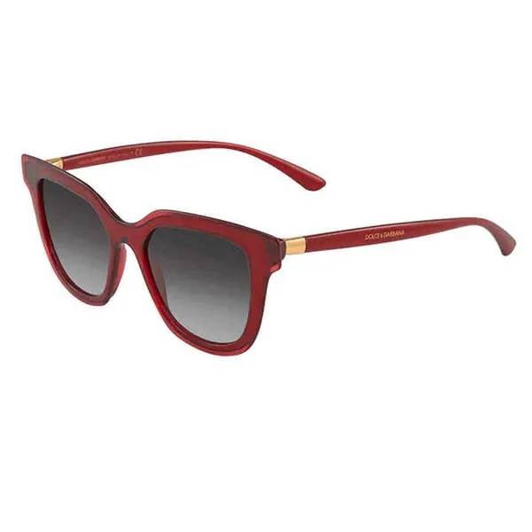 Kính Mát Dolce & Gabbana D&G Cat Eye Ladies Sunglasses DG436232118G51 Màu Đỏ - Kính mắt - Vua Hàng Hiệu