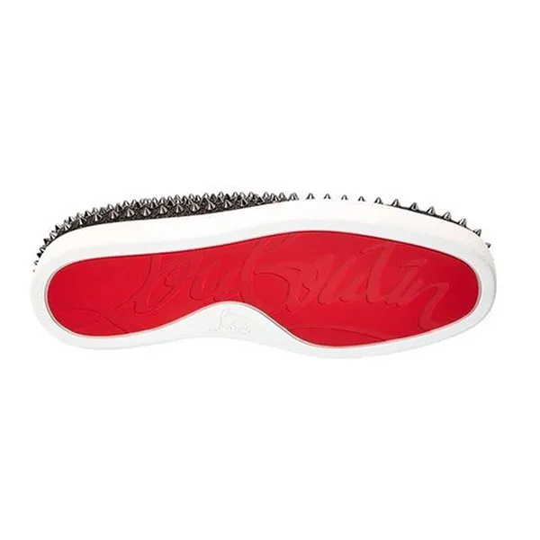 Giày Lười Christian Louboutin Pik Boat Flat Màu Đen Đế Đỏ - Giày - Vua Hàng Hiệu