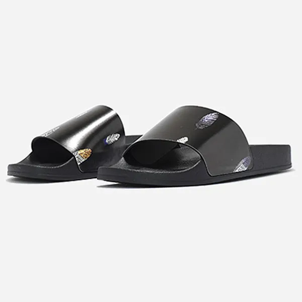 Dép Marcelo Burlon Feathers Sliders CMIC001S21PLA0021084 Màu Đen - Dép - Vua Hàng Hiệu