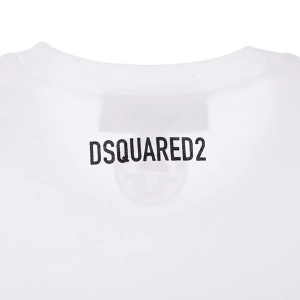 Áo Phông Dsquared2 Made In Italy Since 1995 Oversize T-Shirt S74GD0818 Màu Trắng - Thời trang - Vua Hàng Hiệu