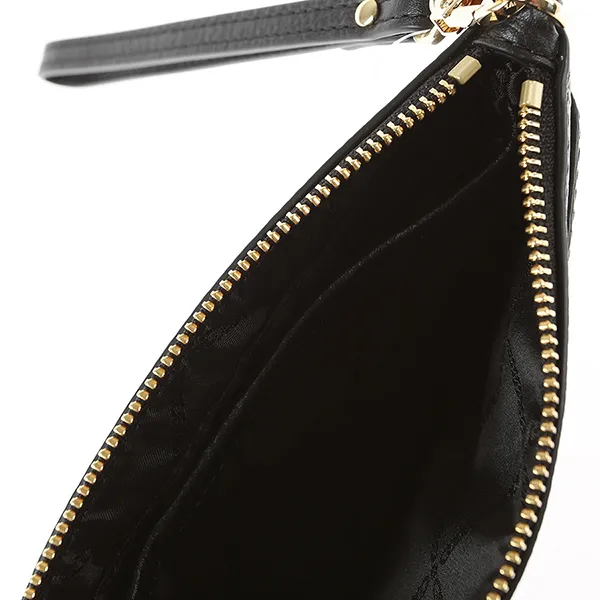 Ví Michael Kors MK Medium Pebbled Leather Wristlet 32T1GT9W2L-001 Màu Đen