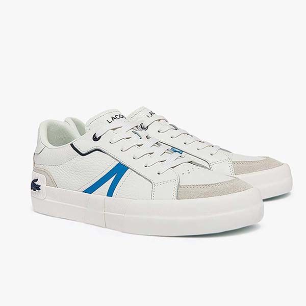 Giày Sneakers Lacoste L004 0722 Xanh Blue Phối Trắng Size 43 - 1