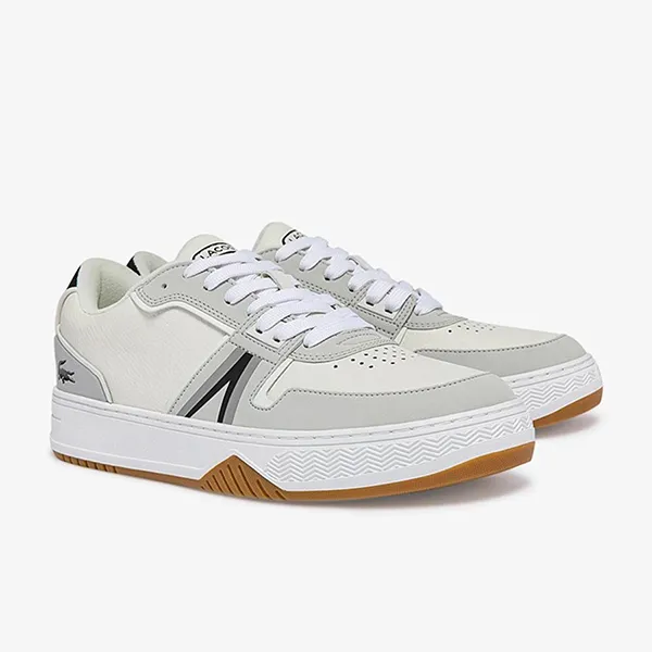 Giày Sneakers Lacoste L001 Colour-Pop 0722 Màu Trắng/Đen Size 43