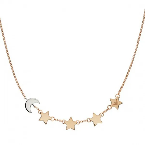 Dây Chuyền Emporio Armani Rose Gold Silver 925 Necklace Màu Vàng Hồng - Trang sức - Vua Hàng Hiệu