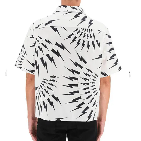 Áo Sơ Mi Neil Barrett Men Shirts BCM025S R018 Màu Trắng