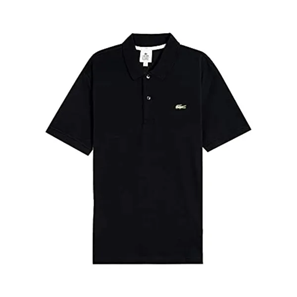 Áo Polo Lacoste PH1846 HDE Black/White Logo Màu Đen
