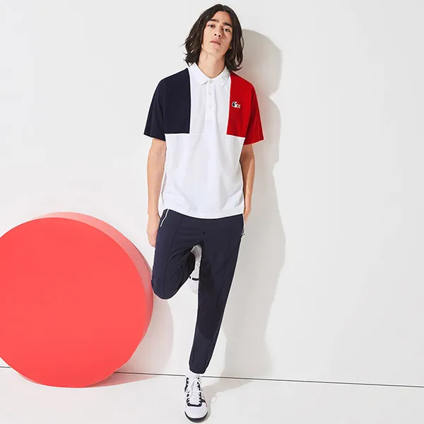 Áo Polo Lacoste Men's Sport French Sporting Spirit Edition Tricolor Cotton PH7636-51 Phối Màu Size XS - Thời trang - Vua Hàng Hiệu
