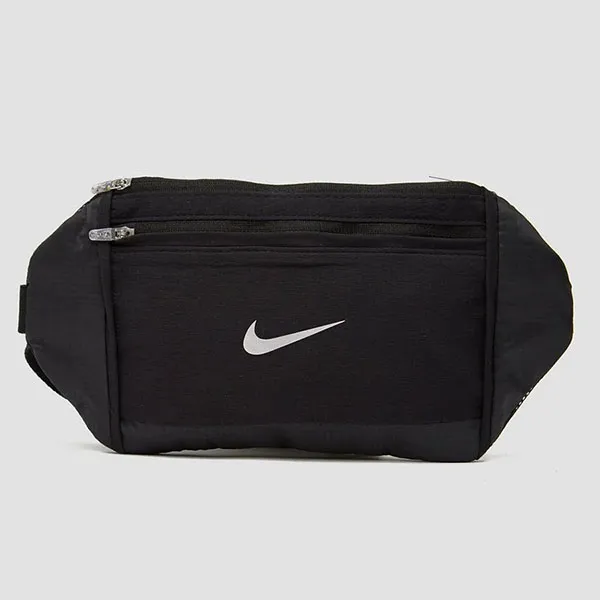 Túi Đeo Hông Nike Challenger Waist Pack Large Silver Lilac Black Màu Đen - Túi xách - Vua Hàng Hiệu