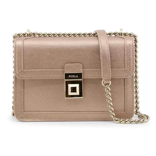 Túi Đeo Chéo Furla Dixie Women Leather Crossbody Bag Màu Hồng