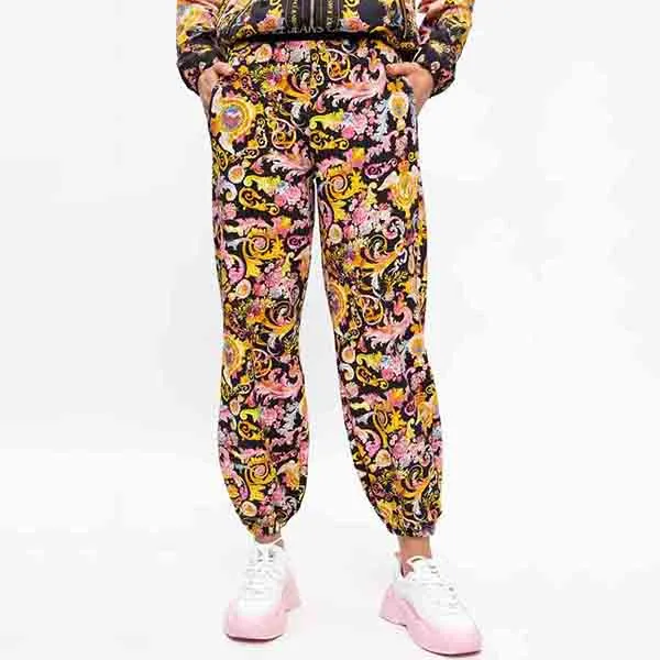 Quần Dài Jogger Nữ Versace Jeans Couture Patterned Sweatpants Women's Clothing A1HWA106 S0153 Họa Tiết