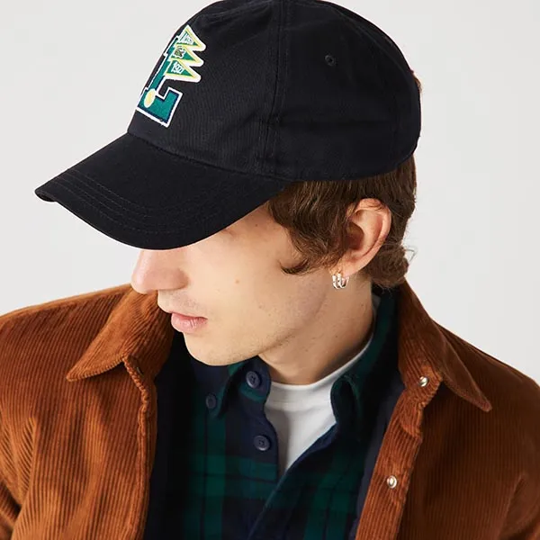 Mũ Lacoste Men’s Hats Black RK7411HDE Màu Xanh Đen