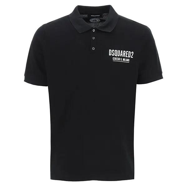 Áo Polo Dsquared2 Ceresio 9 Milano S71GL0035 Màu Đen - Thời trang - Vua Hàng Hiệu