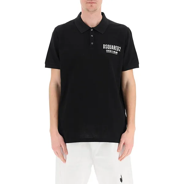 Áo Polo Dsquared2 Ceresio 9 Milano S71GL0035 Màu Đen - Thời trang - Vua Hàng Hiệu