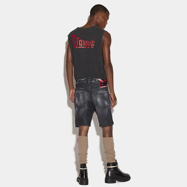 Quần Shorts Dsquared2 Marine Shorts S71MU0647 S30357 Màu Đen - Thời trang - Vua Hàng Hiệu