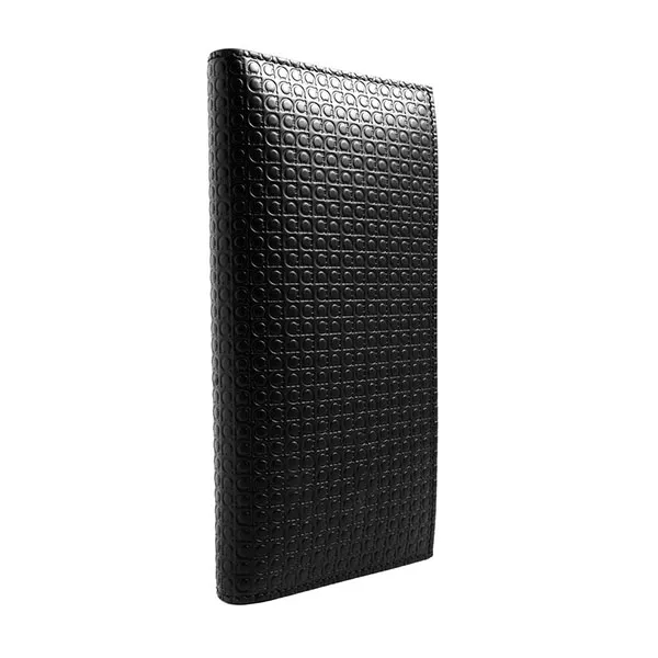 Ví Nam Salvatore Ferragamo Black Signature Gancini Leather Wallet 66A511 714568 002 Màu Đen