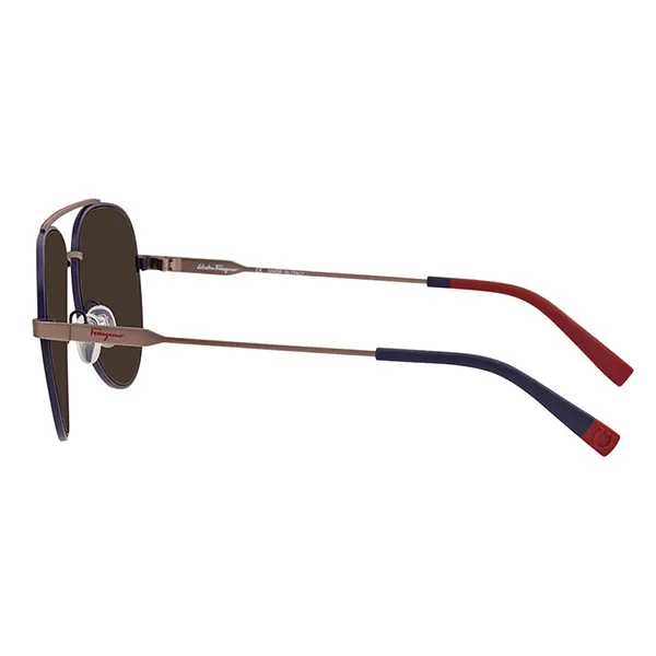 Kính Mát Nam Salvatore Ferragamodark Grey Aviator Sunglasses SF204S 414 59 Màu Xám - Kính mắt - Vua Hàng Hiệu