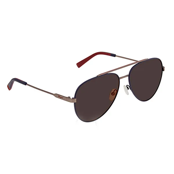 Kính Mát Nam Salvatore Ferragamodark Grey Aviator Sunglasses SF204S 414 59 Màu Xám - Kính mắt - Vua Hàng Hiệu