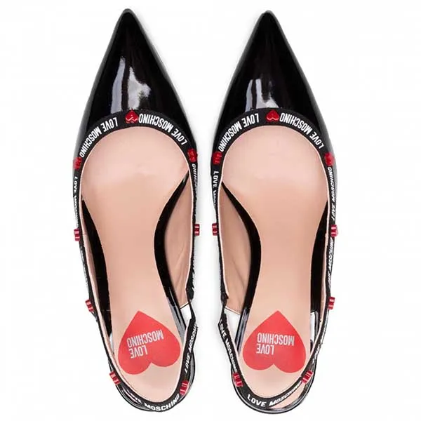Giày Cao Gót Sandals Love Moschino Nero JA10057G1CID0000 Màu Đen Size 37