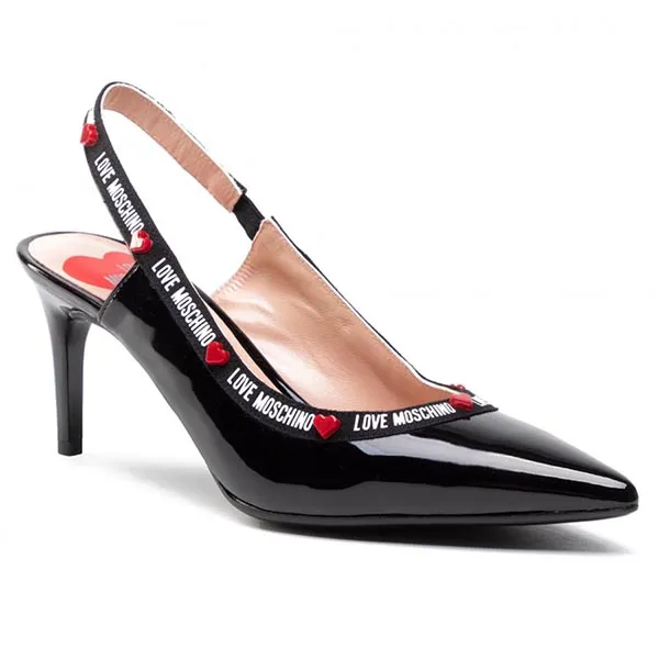 Giày Cao Gót Sandals Love Moschino Nero JA10057G1CID0000 Màu Đen Size 37
