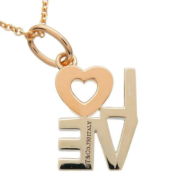 Dây Chuyền Tiffany & Co. Diamond Love 18k Rose Gold/White Màu Vàng Hồng/Trắng