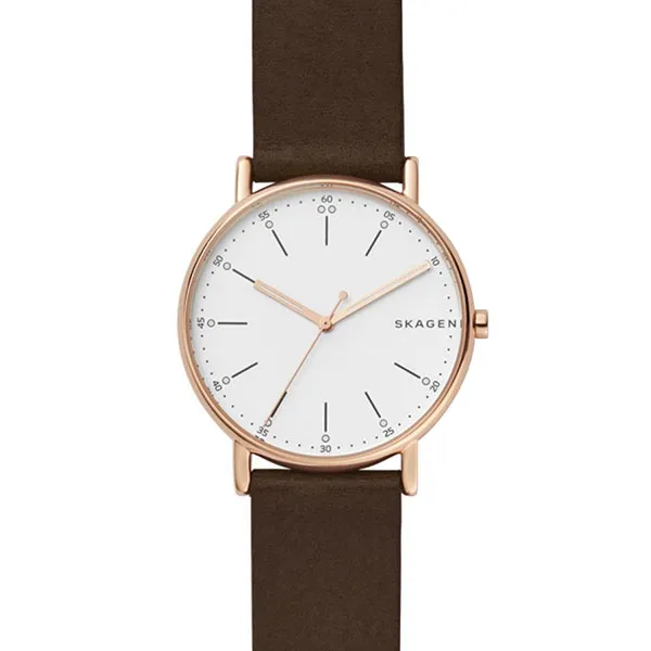 Đồng Hồ Skagen SKW6431 Cho Nam Màu Nâu Mặt Bạc