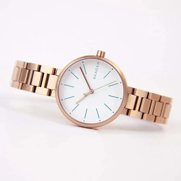 Đồng Hồ Nữ Skagen SKW2619 Màu Vàng Mặt Trắng
