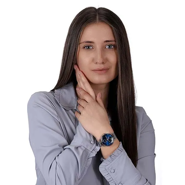 Đồng Hồ Nữ Skagen SKW2947 Màu Bạc Mặt Xanh Dương