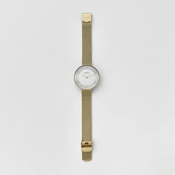 Đồng Hồ Nữ Skagen SKW2141 Màu Vàng Mặt Trắng