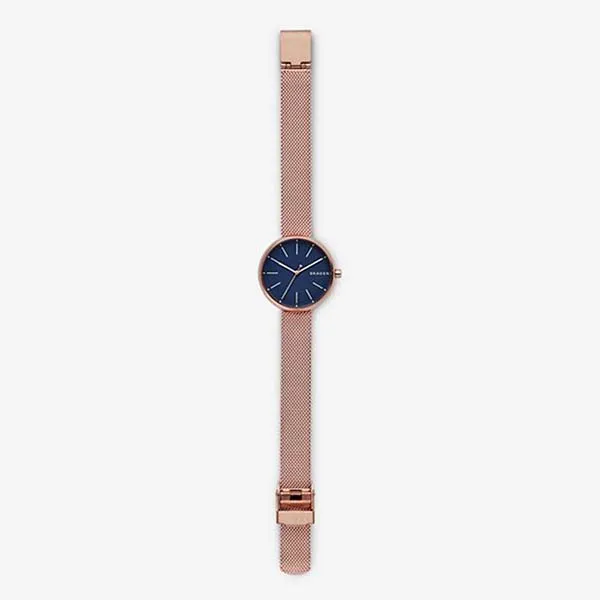 Đồng Hồ Nữ Skagen SKW2593 Màu Vàng Mặt Xanh