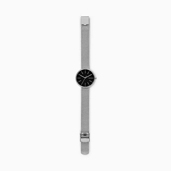 Đồng Hồ Nữ Skagen SKW2596 Màu Bạc Mặt Đen