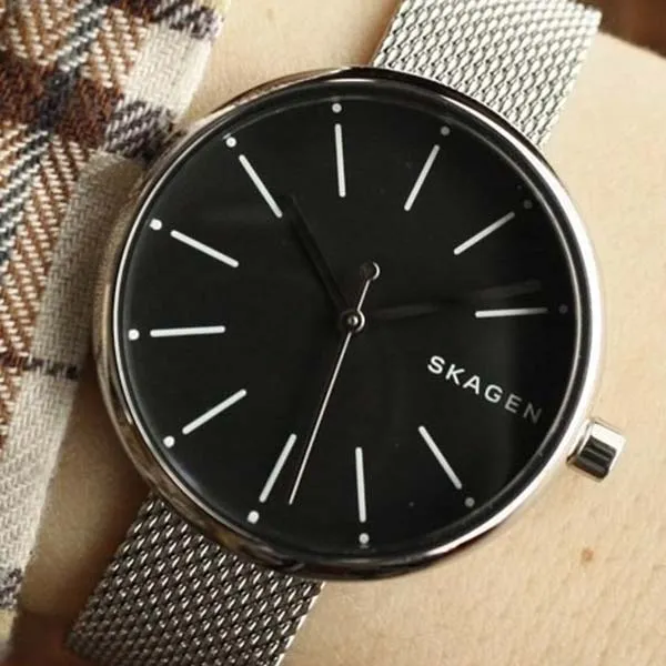 Đồng Hồ Nữ Skagen SKW2596 Màu Bạc Mặt Đen