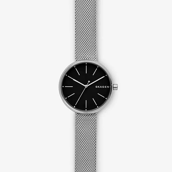 Đồng Hồ Nữ Skagen SKW2596 Màu Bạc Mặt Đen