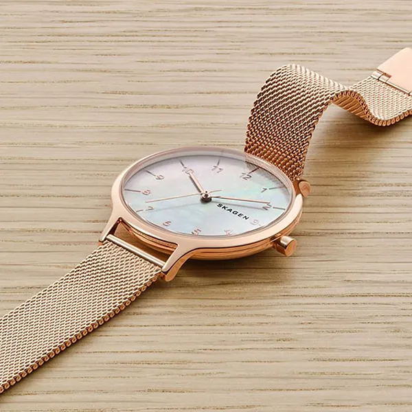 Đồng Hồ Skagen SKW2633 Cho Nữ Màu Vàng Hồng Mặt Trắng - Đồng hồ - Vua Hàng Hiệu