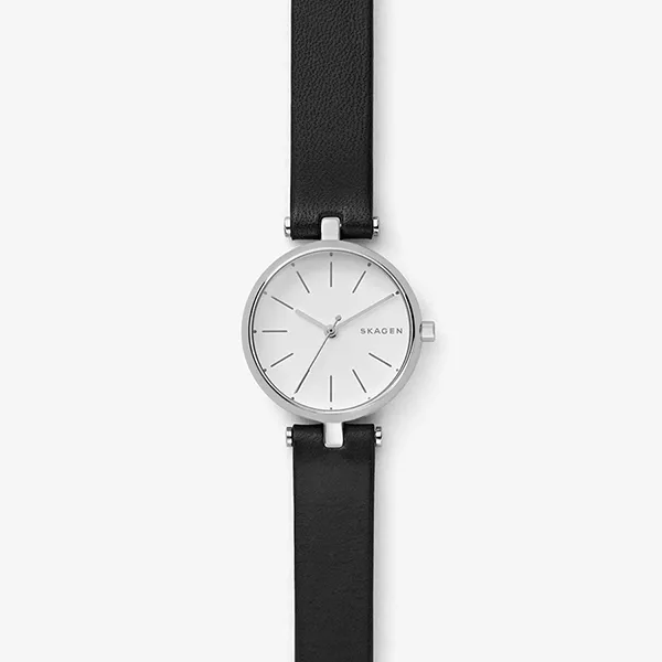 Đồng Hồ Skagen SKW2639 Cho Nữ Màu Đen Mặt Bạc